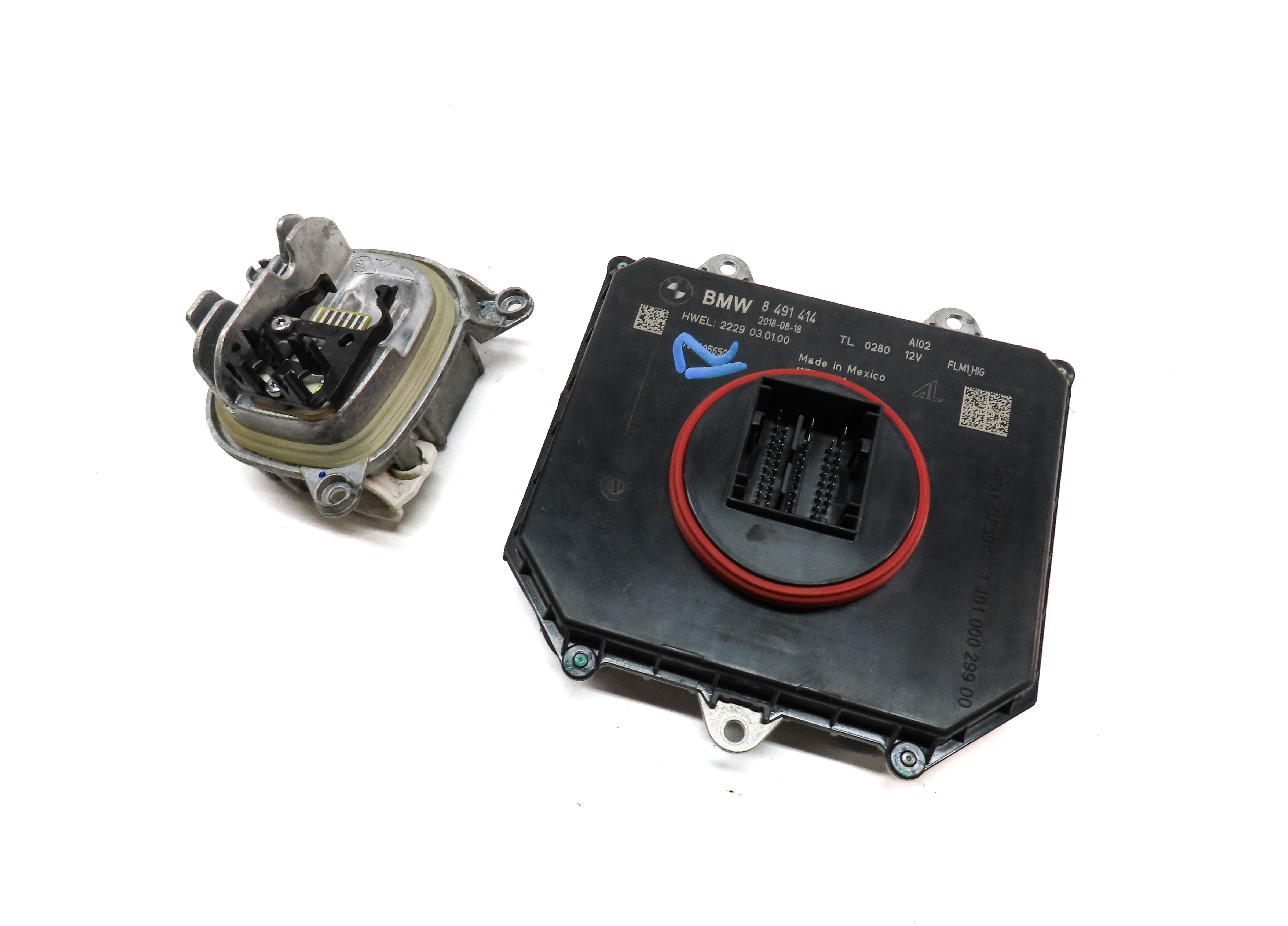 2019 BMW X3 (G01) FRONT RIGHT PASSENGER LED HEADLIGHT HEAD LIGHT MODULE SET 2 — exact item pictured
